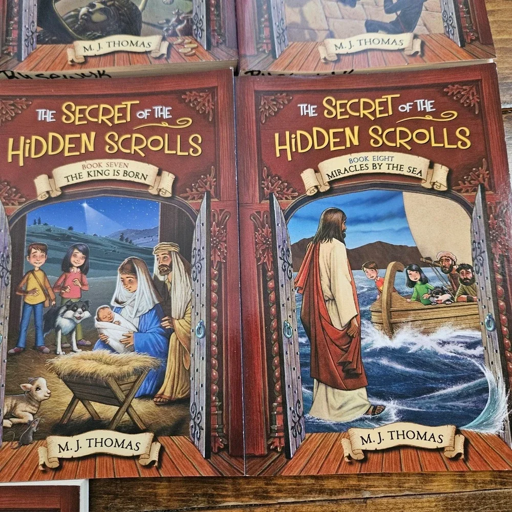 The Secret of the Hidden Scrolls Complete Series Set Books 1-9 M.J. Thomas